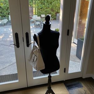 Coach white leather shoulder bag